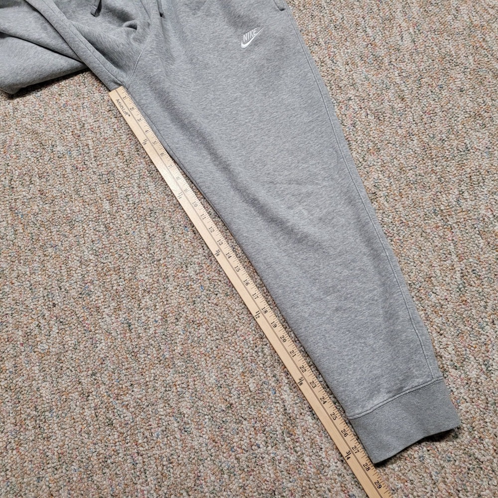 Nike Joggers Mens Large Gray Sportswear Club Fleece Pants BV2671-063 Sweatpants - Picture 6 of 13